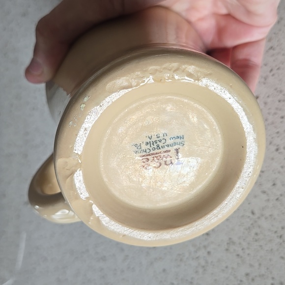 Incaware Cream Ceramic Coffee Mugs Set, Vintage, Modern Contemporary Chic - Picture 3 of 6